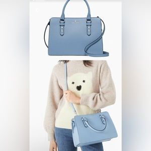 Kate Spade Mulberry Street Lise Satchel Leather Handbag